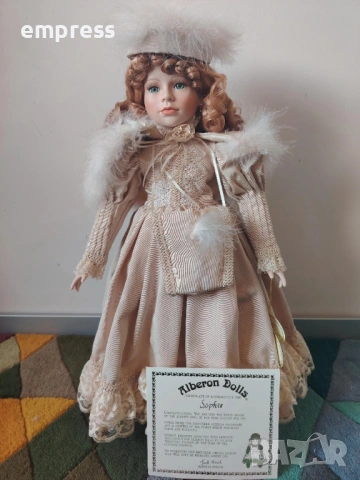 Порцеланова кукла Alberon Sophie , снимка 4 - Колекции - 53189287