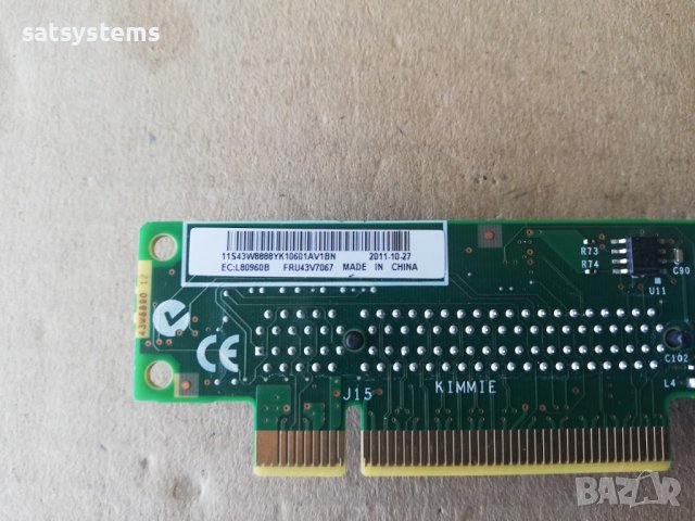 IBM 43V7067 RISER PCIe USB X3550 M2 X3650 M3, снимка 6 - Други - 37507825