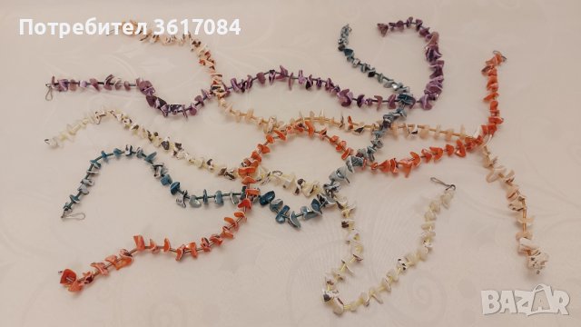 Колие, гердан, огърлица от естествен седеф, снимка 9 - Колиета, медальони, синджири - 39379285