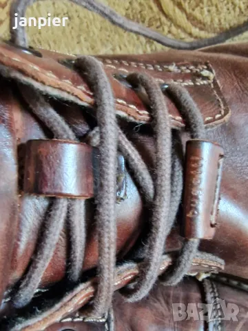 Мъжки кожени боти ,Bugatti. Размер 43, снимка 4 - Мъжки боти - 47694353