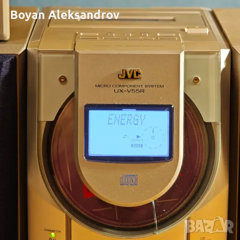 JVC UX-V55R - Дизайнерска микро Hi-Fi аудио система с вертикален диск, снимка 16 - Аудиосистеми - 55945396