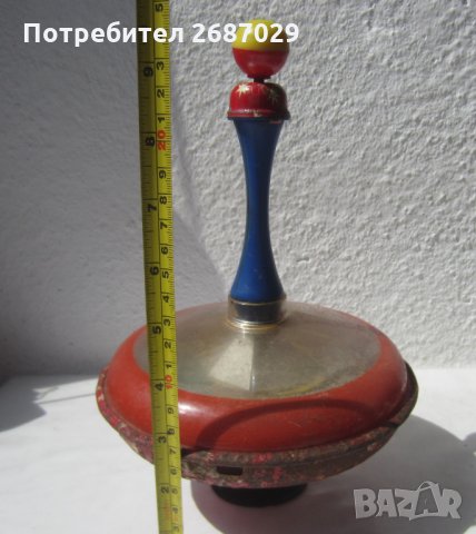 Стари пумпали:  Руски ламаринен пумпал, Антика, детска играчка със светлини, играчки за колекция, снимка 7 - Колекции - 28945448