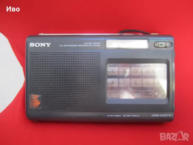 Sony антично Радио ICF-SW800 с 4 карти , снимка 6 - Радиокасетофони, транзистори - 50325526