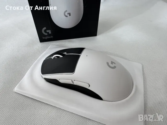 Мишка геймърска Logitech PRO X Superlight 2 / бяла, снимка 2 - Клавиатури и мишки - 49975092