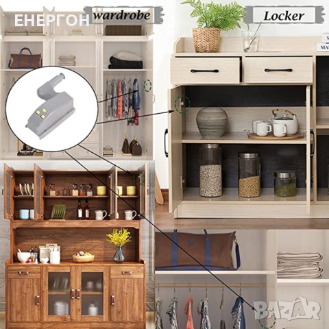 LED осветление за гардероб шкаф секция автоматичен , снимка 5 - Други - 40380674