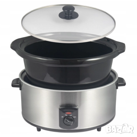 Slow Cooker тенджера Royalty Line SLC1012/SLC1013 – спестява време, съхранява вкуса, снимка 6 - Друга електроника - 51872210