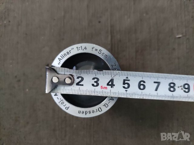 Продавам Обектив ZEISS IKON ALINAR 1:1.4 F=5CM  , снимка 2 - Антикварни и старинни предмети - 36759524
