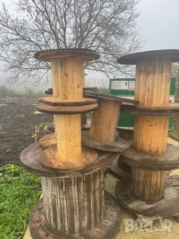 Дървена макара, различни размери