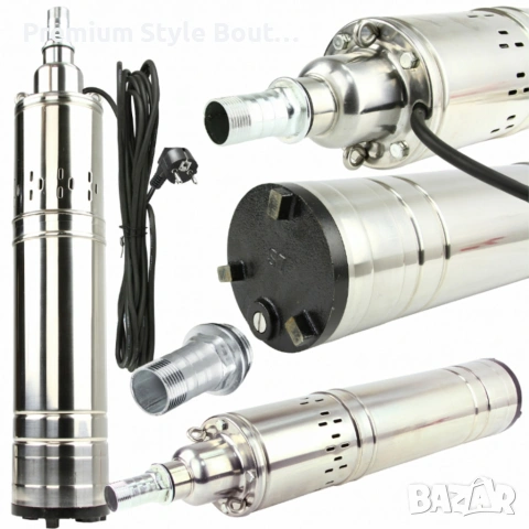 Дебит - Винтова водна помпа за дълбоки кладенци 1500W 2 m³/h ефективна , снимка 7 - Други стоки за дома - 54090903