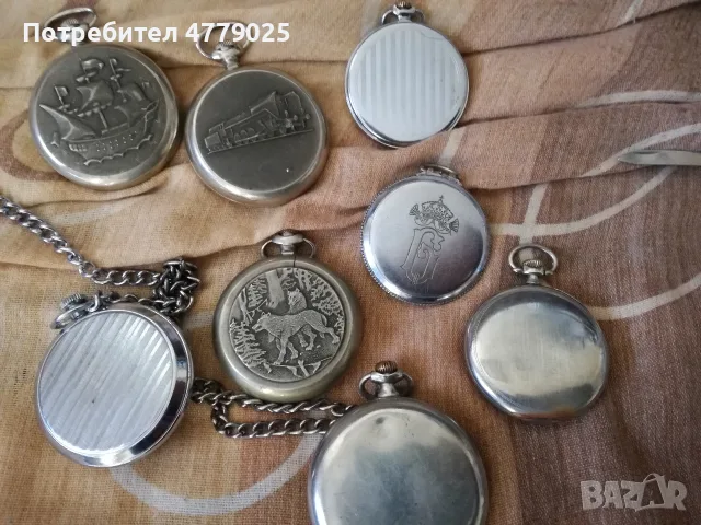 Стари джобни часовници, снимка 2 - Мъжки - 56205589