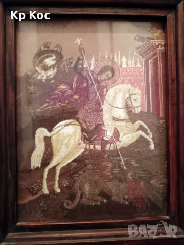 Гоблен Свети Георги, снимка 4 - Гоблени - 50992086