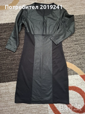 Елегантна черна рокля 