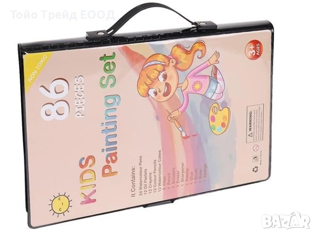 Комплект за рисуване-86 бр, снимка 2 - Рисуване и оцветяване - 52671961