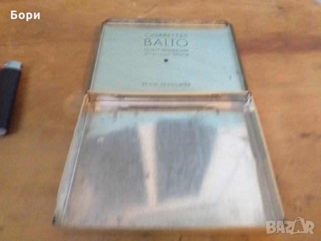 Метална цигарена кутия 1950г, снимка 6 - Други ценни предмети - 32013483