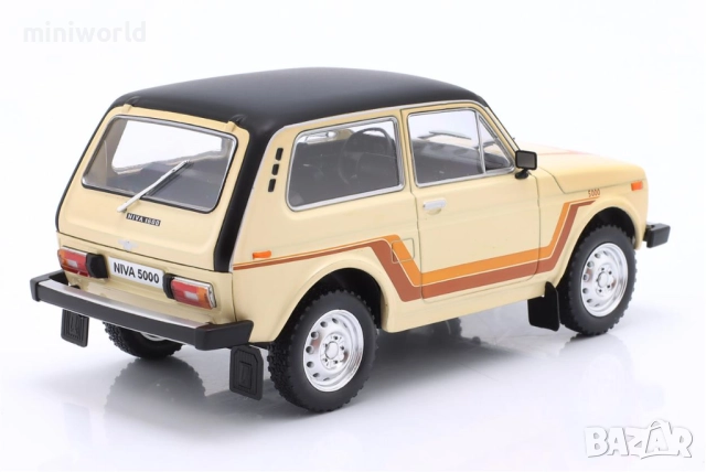 LADA NIVA 5000 1980 - мащаб 1:24 на WhiteBox моделът е нов в кутия, снимка 2 - Колекции - 52247221