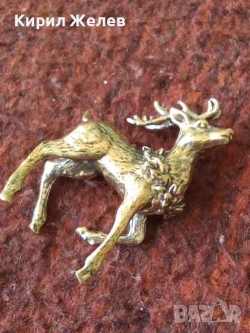 Бронзова фигурка на елен 44642, снимка 12 - Колекции - 54171140
