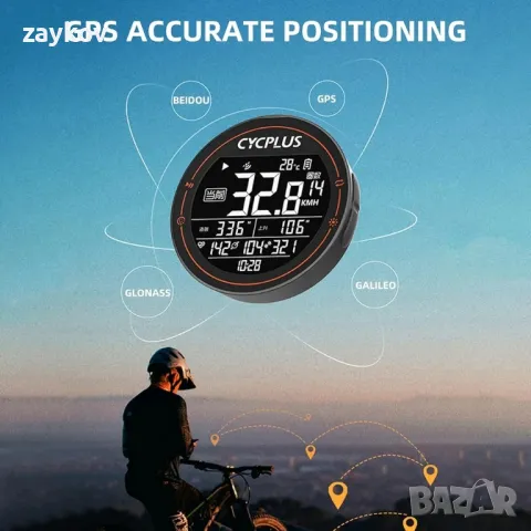 M2 GPS велокомпютър

 GPS велосипеден скоростомер с Bluetooth, снимка 5 - Друга електроника - 47791613