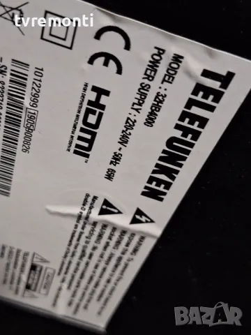 крачета оригинална стойка телевизор Telefunken модел 32HB4000, снимка 3 - Стойки, 3D очила, аксесоари - 48787403
