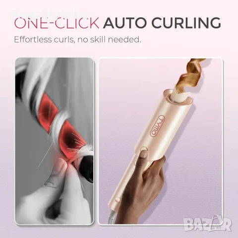 Автоматична въртяща се маша TYMO CURLPRO PLUS, снимка 4 - Маши за коса - 56038471