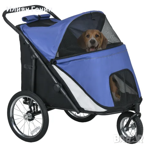 Кучешка количка PawHut, снимка 6 - За кучета - 56249874