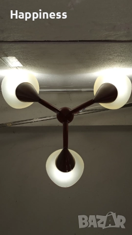 Абажур (полилей) от бук, снимка 6 - Лампи за таван - 49846843