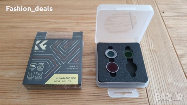 Нови K&F 4 броя ND филтри за камера Insta360 GO 3 неутрална плътност, снимка 8 - Обективи и филтри - 42119449