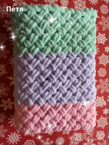 Бебешко одеяло от Ализе Пуфи /налични/, снимка 2 - Пелени, памперси - 39656656