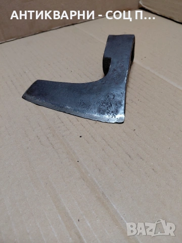 Соц Стара Ръчно Кована Брадва 0.800кг. НОМЕР 1157., снимка 3 - Антикварни и старинни предмети - 54102060