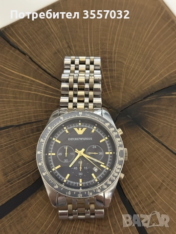 Мъжки часовник Emporio Armani AR6088 Tazio Chronograph (Оригинален)