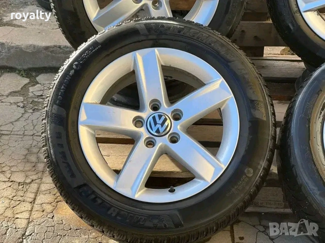 5х112 Джанти 16 Цола VW Passat Golf Caddy Touran 5x112 Пасат Фолф Кади Тоуран ЕТ 46 J 7, снимка 5 - Аксесоари и консумативи - 53222201