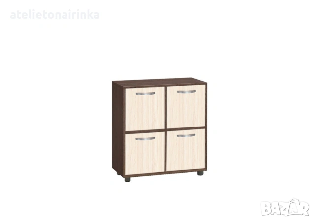 Етажерка Кубо 4 с четири вратички, снимка 5 - Етажерки - 53882562