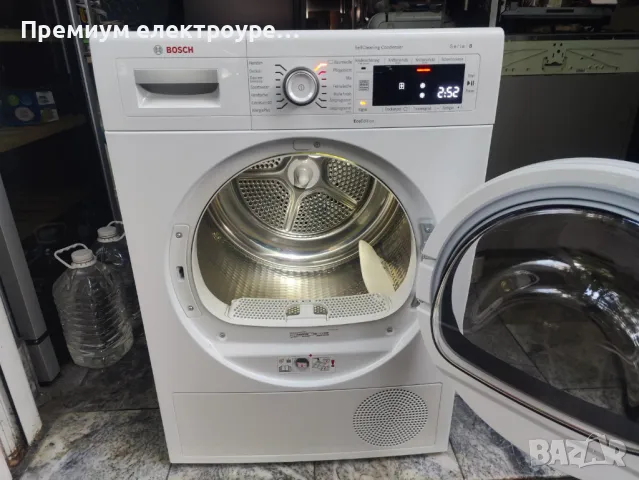 Сушилня Bosch Serie 8 EcoEdition 8кг (клас А+++) с Гаранция !, снимка 5 - Сушилни - 50170581