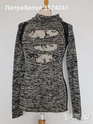 Дамска блуза-поло Twin Set, снимка 2 - Блузи с дълъг ръкав и пуловери - 56542872