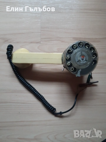 Телефон с шайба и крачета (тип крокодилчета) за захващане от АТЦ, снимка 3 - Антикварни и старинни предмети - 53096137