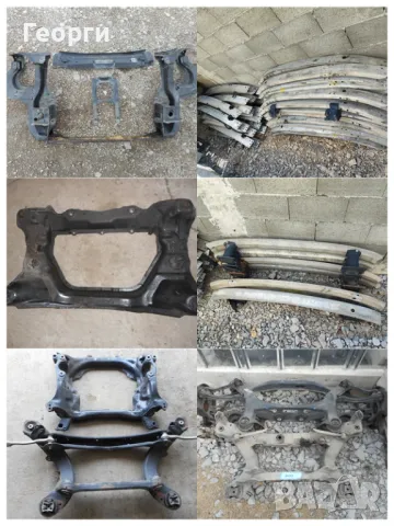 Греди буфери маски и предни и задни мостове - магарета от Мерцедес, снимка 4 - Части - 47654132