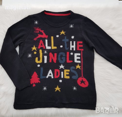 Коледен пуловер ХЛ - дамски, снимка 5 - Блузи с дълъг ръкав и пуловери - 38960429