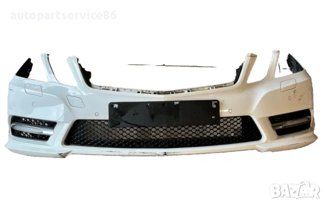 Предна цяла броня бяла за Mercedes W212 2.2 CDI (2012) A2128851665