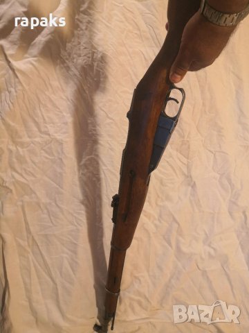 Пушка Мосин Наган. Карабина обезопасена образец 1945 г. , снимка 5 - Бойно оръжие - 21798151