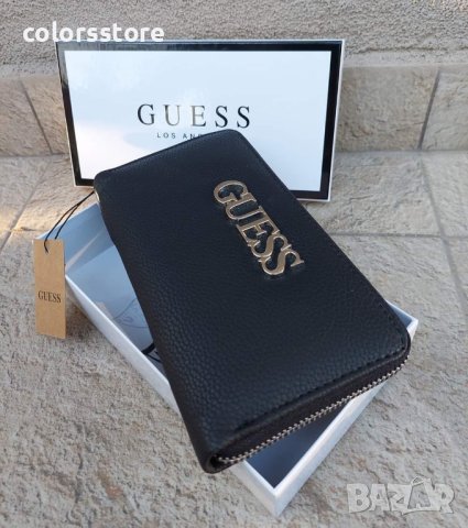 Черно портмоне  Guess кодР127, снимка 2 - Портфейли, портмонета - 36866759