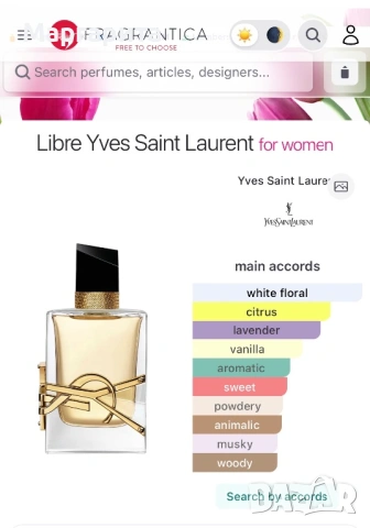 Yves Saint Laurent LIBRE Парфюмнавода (EDP] - 90ml., снимка 5 - Дамски парфюми - 54082253