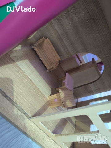 Масивна детска дървена къща за кукли, снимка 9 - Играчки за стая - 51970665