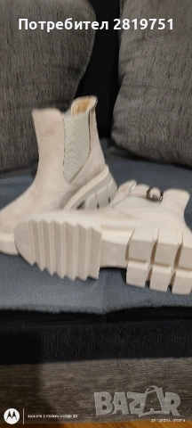 Дамски боти от велур с 10% остъпка, снимка 2 - Дамски боти - 52531420