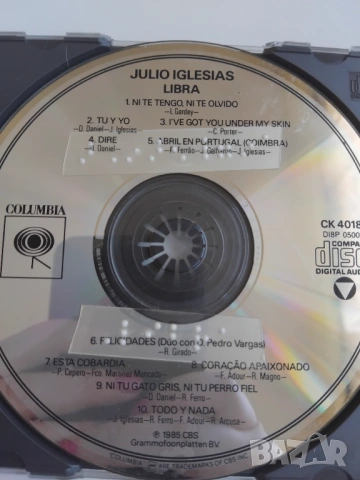 Julio Iglesias – Libra - матричен диск музика
