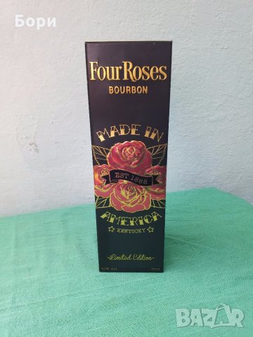 Four Roses метална кутия от уски/бърбан, снимка 1 - Други ценни предмети - 29388710