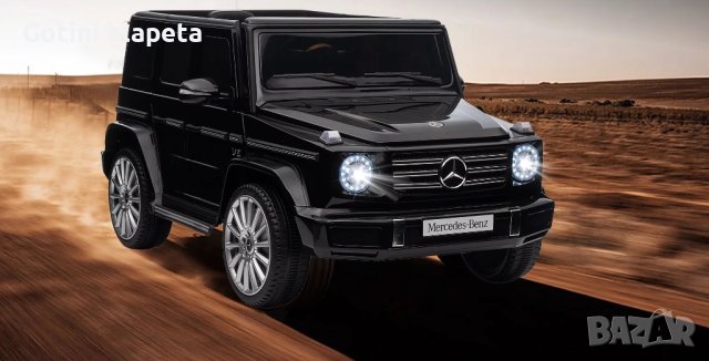 Акумулаторен джип Mercedes G 500 AMG 4X4 12V батерия, снимка 9 - Детски велосипеди, триколки и коли - 42535543