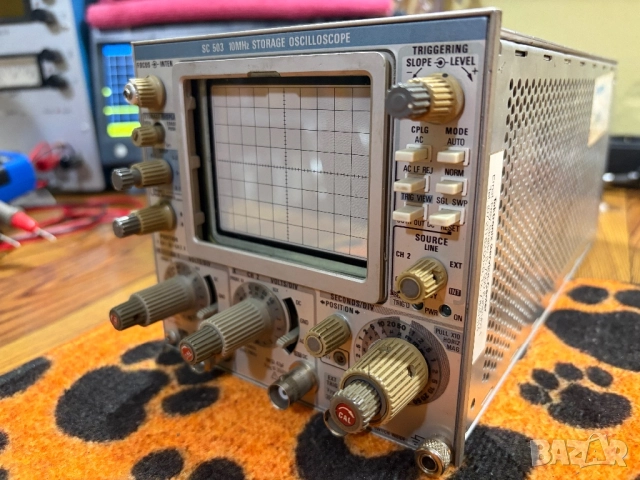 Осцилоскоп Tektronix SC503, снимка 3 - Друга електроника - 52504848