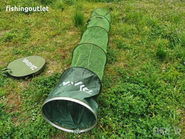 Гумиран живарник Daiwa с непромукаема мрежа . 2мт дължина, снимка 6 - Такъми - 36609966