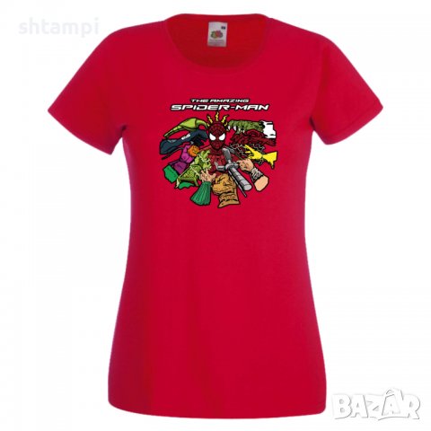 Дамска тениска Spiderman 013 Игра,Изненада,Подарък,Празник,Повод, снимка 6 - Тениски - 37282473