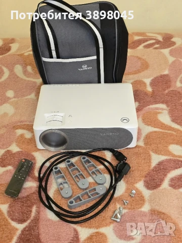 Проектор Vankyo V630 1080p + стойка, снимка 2 - Плейъри, домашно кино, прожектори - 51413219