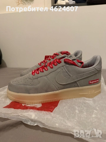 Nike Air Force 1 Low x Supreme, снимка 2 - Ежедневни обувки - 53928015